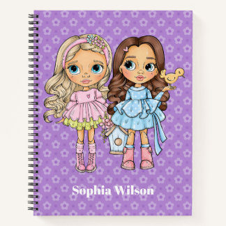 Little Girl Best Friends Notebook