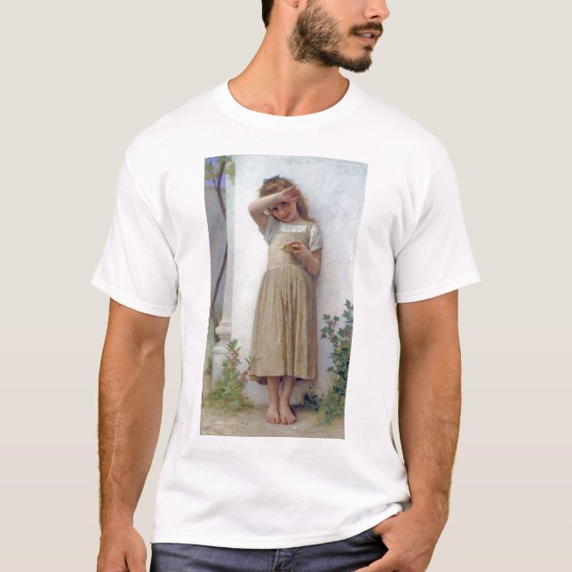 Little Girl, Bouguereau T-Shirt (Front)