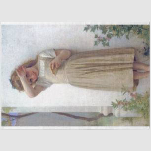 Little Girl, Bouguereau Tissue Paper