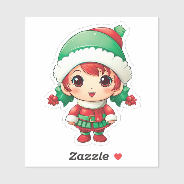 Little Girl Elf Xmas Magic (Sheet)