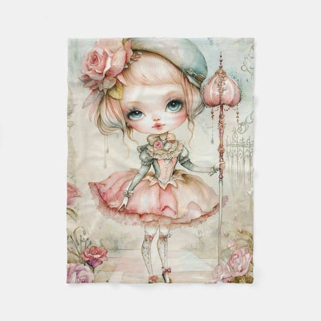Little girl fleece blanket (Front)