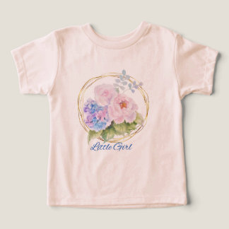 Little Girl Floral Shirt – Cute Pink Flower tee