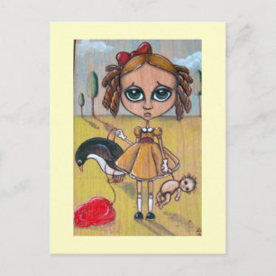 Little Girl Lost Postcard