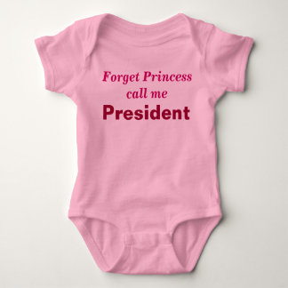 Little girl President creeper. Baby Bodysuit