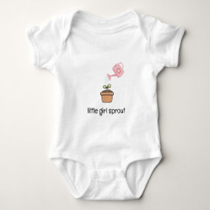 Little Girl Sprout Baby Bodysuit