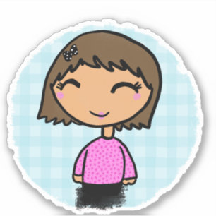 Little Girl Sticker