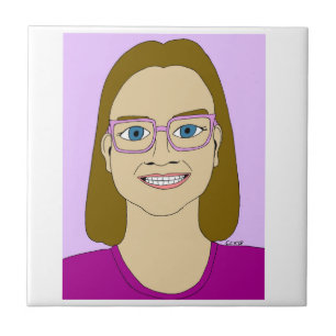 little girl  tile