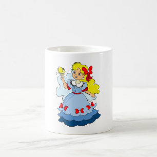 Little Girl With A Butterfly Coffee Mug