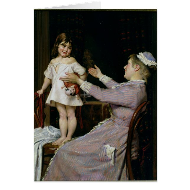 Little Girl with a Doll and Her Nurse, 1896 (Front)