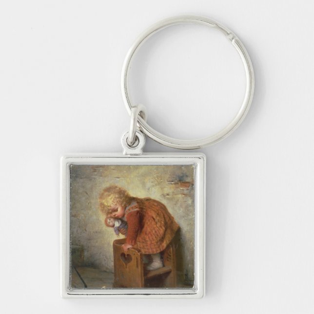 Little Girl with a Rabbit Key Ring (Front)