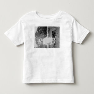 Little Girl with Toy Wagon Photograph Toddler T-Shirt