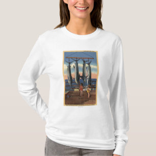 Little Girls Looking at Caught Swordfish T-Shirt