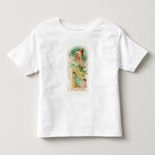 Little Girls Spying through Bedroom Door Toddler T-Shirt