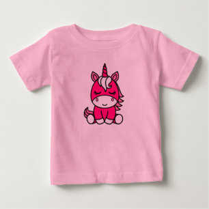 Little Girls Unicorn Pony Baby T-Shirt