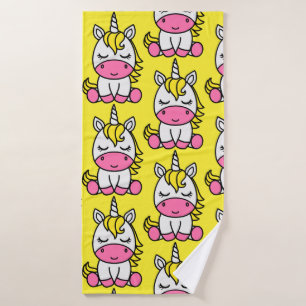 Little Girls Unicorn Pony Bath Towel