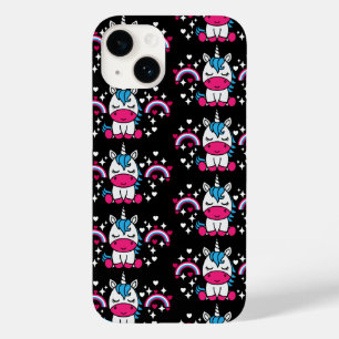 Little Girls Unicorn Pony Case-Mate iPhone 14 Case