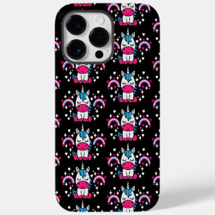 Little Girls Unicorn Pony iPhone 14 Pro Max Case