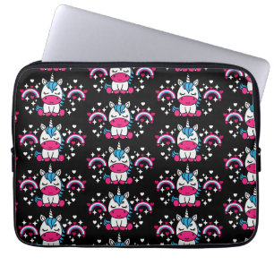 Little Girls Unicorn Pony Laptop Sleeve
