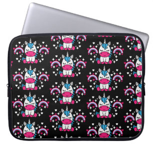 Little Girls Unicorn Pony Laptop Sleeve