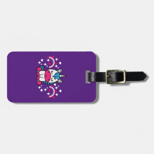 Little Girls Unicorn Pony Luggage Tag