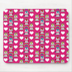 Little Girls Unicorn Pony Mouse Pad