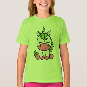 Little Girls Unicorn Pony T-Shirt