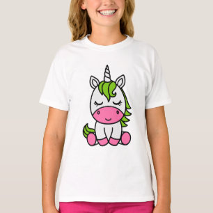 Little Girls Unicorn Pony T-Shirt