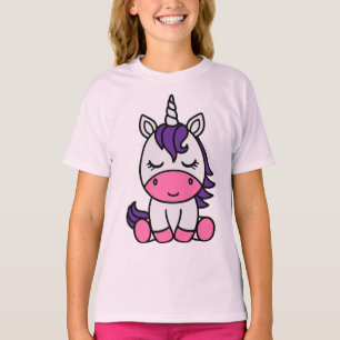 Little Girls Unicorn Pony T-Shirt