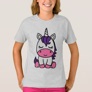Little Girls Unicorn Pony T-Shirt