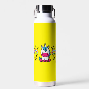 Little Girls Unicorn Pony Water Bottle