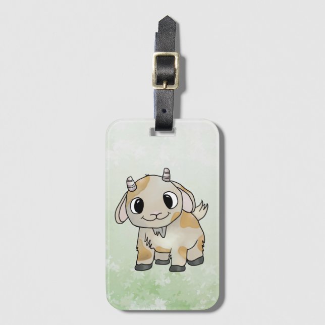 little goat   luggage tag (Front Vertical)