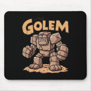 Little Golem Back To School Kid Golem  Mouse Pad