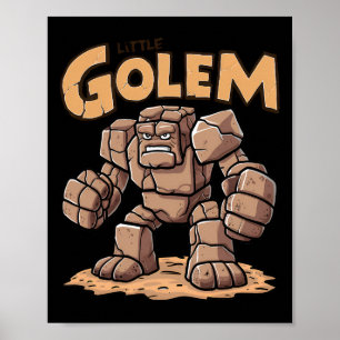 Little Golem Back To School Kid Golem  Poster