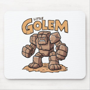 Little Golem Ck To School Kid Golem  Mouse Pad