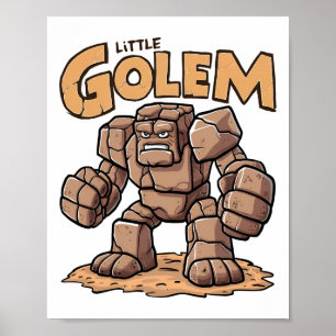 Little Golem Ck To School Kid Golem  Poster