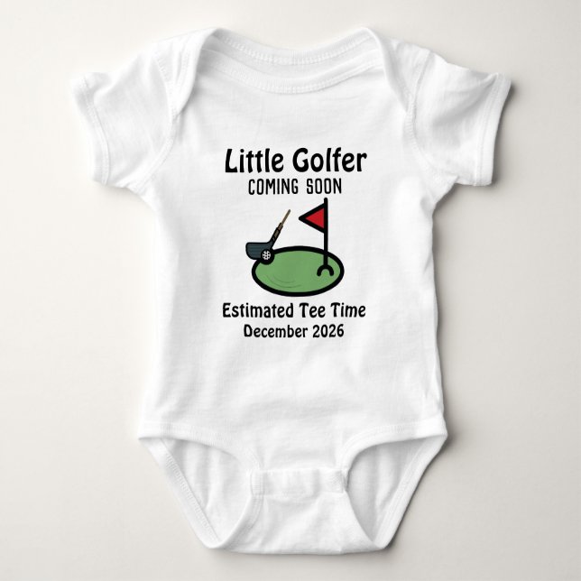 Little Golfer - Golfing Buddy Tee Time (Front)