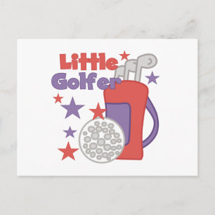 Little Golfer T-shirts and Gifts Postcard