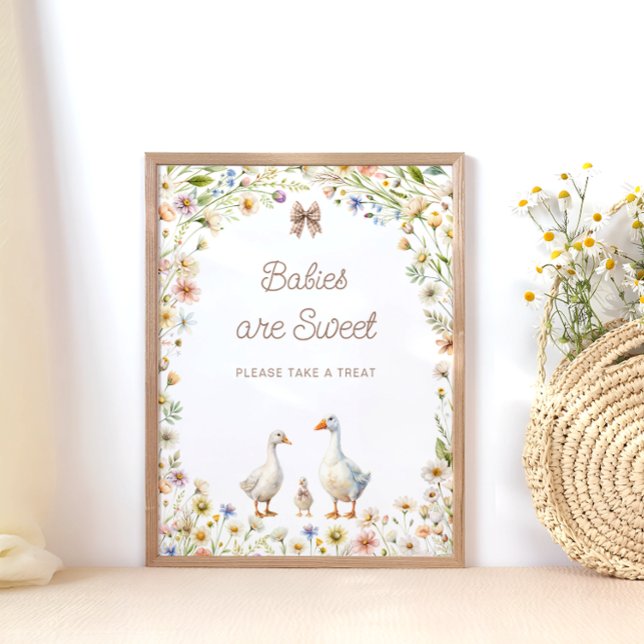 Little Goose Babies are Sweet Take a Treat  Poster (Creator Uploaded)