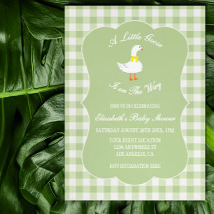 Little Goose Baby Shower Acrylic Invitations