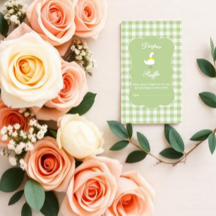 Little Goose Baby Shower Diaper Raffle Enclosure Card