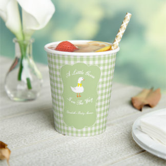 Little Goose Baby Shower Paper Cups
