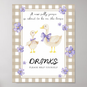 Little Goose - Drinks help yourself Poster