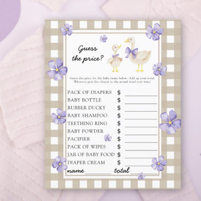 Little goose - Guess the price! Game (Creator Uploaded)