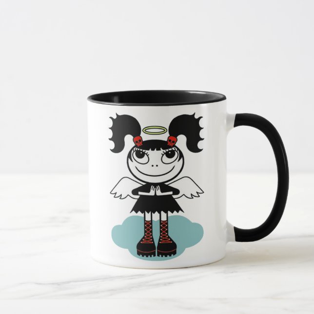 Little Gothic Angel Mug (Right)