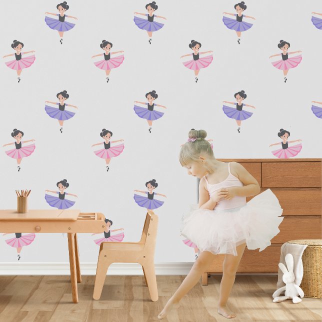 Little Gracious Happy Pastel Ballerinas Wallpaper (Creator Uploaded)