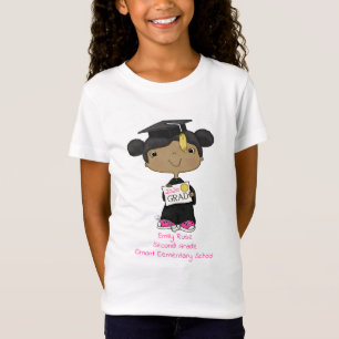 Little Graduate Girl Dark Skin T-Shirt