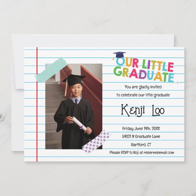 Little Graduation Invitation (Front)