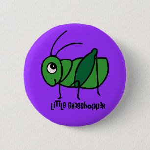 Little Grasshopper 6 Cm Round Badge