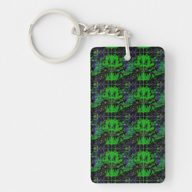 Little green Devil Key Ring (Front)