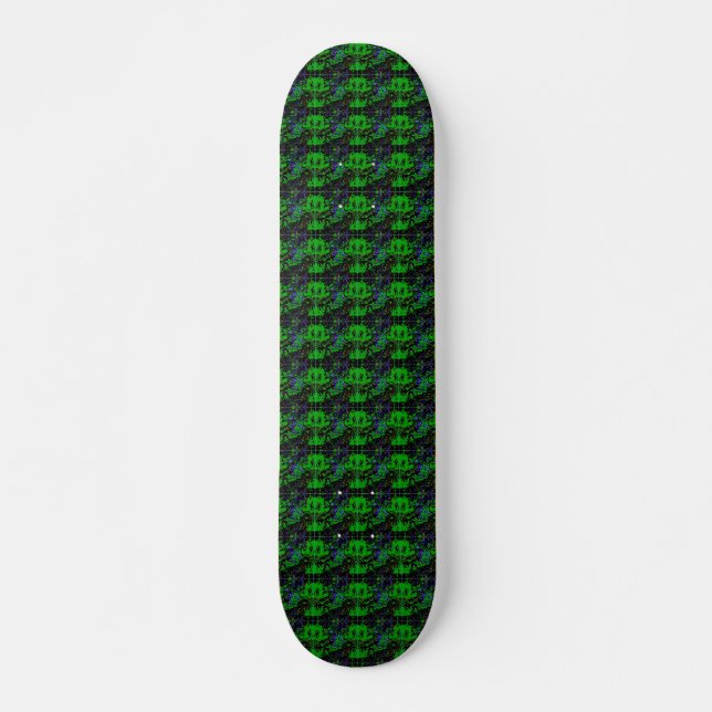 Little green Devil Skateboard (Front)
